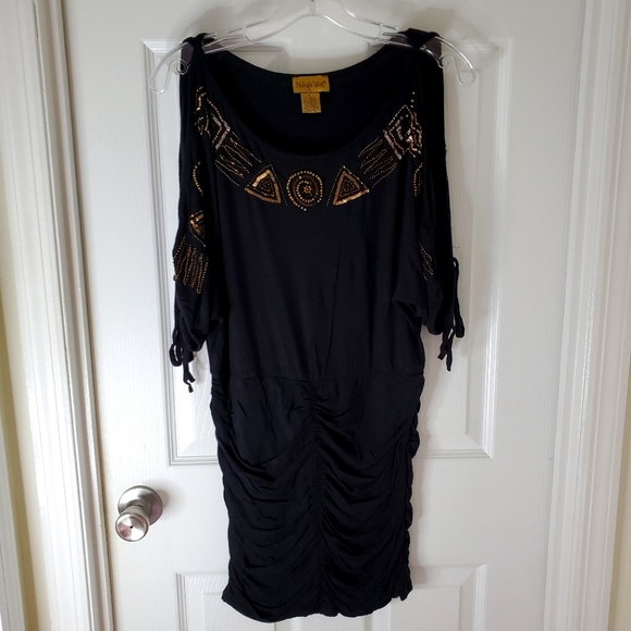 Midnight Velvet Dresses & Skirts - ❄4 for $25❄Black Dress with Embellishments M